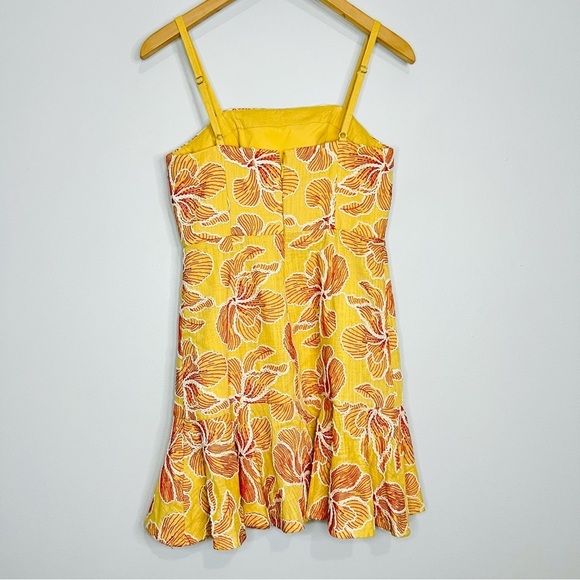 MILLY Ciara Floral Embroidered Linen Mini Dress
Ruffled Sundress Sleeveless 2 - Picture 4 of 7